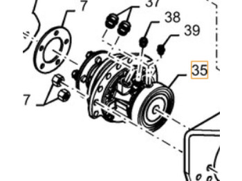 Hidraulični motor CASE