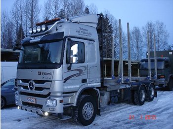 Mercedes-Benz Actros 2660L 6x4 - Traktorska šumska prikolica