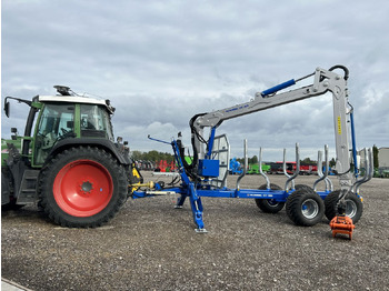 Scandic Rückewagen ST10D-SC83 13,5 to-8,50m Kran-ON-OFF - Traktorska šumska prikolica