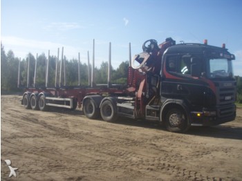 Scania R R 420 - Traktorska šumska prikolica
