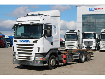 Scania R 420 LB6X2*4MLB, EURO 5EEV, RETARDER, BDF  - Transporter kontejnera/ Kamion s izmjenjivim sanducima: slika Scania R 420 LB6X2*4MLB, EURO 5EEV, RETARDER, BDF  - Transporter kontejnera/ Kamion s izmjenjivim sanducima