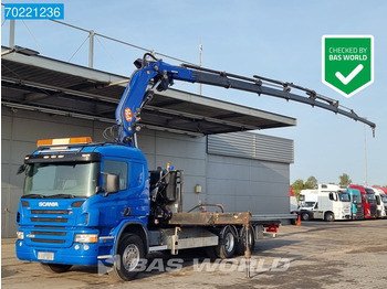 Scania P340 6X2 Liftachse PM 27S 8 Extensions - Kamion s otvorenim sandukom: slika Scania P340 6X2 Liftachse PM 27S 8 Extensions - Kamion s otvorenim sandukom