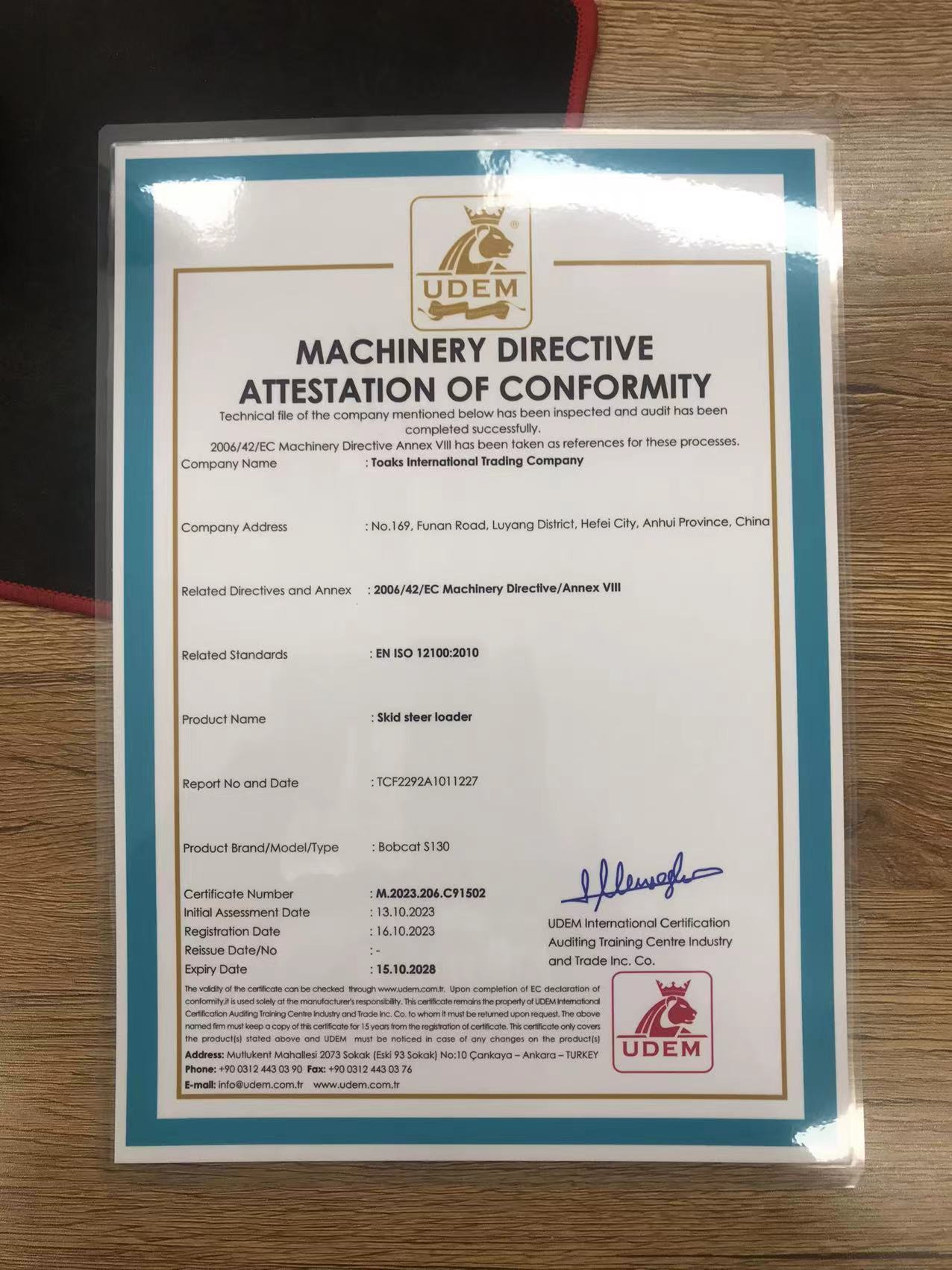 Toaks International Trading Company - Građevinski strojevi - Godina: 2016, 2-osovine, klimatizacijski uređaj undefined: slika Toaks International Trading Company - Građevinski strojevi - Godina: 2016, 2-osovine, klimatizacijski uređaj undefined