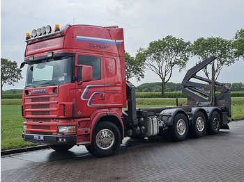 Transporter kontejnera/ Kamion s izmjenjivim sanducima Scania R164.480 SIDE LOADER: slika Transporter kontejnera/ Kamion s izmjenjivim sanducima Scania R164.480 SIDE LOADER