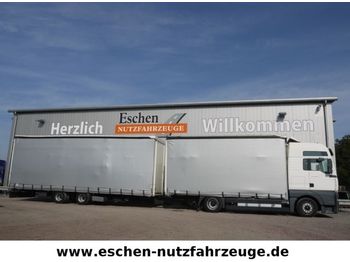 Kamion s ceradom MAN TGA 18.350 4x2 Jumbo + Tandem Anhänger: slika Kamion s ceradom MAN TGA 18.350 4x2 Jumbo + Tandem Anhänger