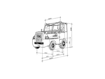 Traktor za prtljagu TEMG TRACTOR/DIESEL TG5000: slika Traktor za prtljagu TEMG TRACTOR/DIESEL TG5000