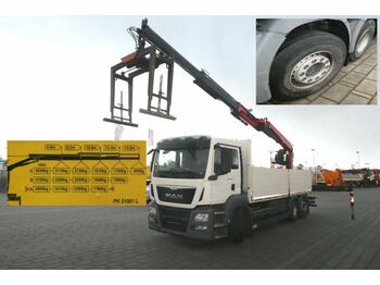 Kamion s kranom MAN TG-S 26.400 6x2-2 BL Pritsche Heckkran Euro6, PK: slika Kamion s kranom MAN TG-S 26.400 6x2-2 BL Pritsche Heckkran Euro6, PK