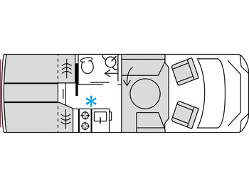Poluintegrirani kamper BÜRSTNER