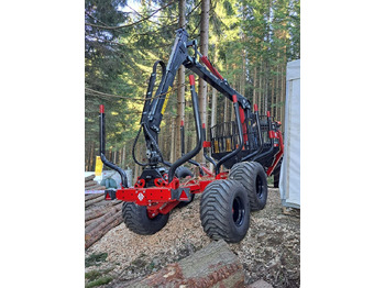 Novi Traktorska šumska prikolica Farmi 14to.CR57 Kran-Black Bruin-Prehydraulik-Astwanne: slika Novi Traktorska šumska prikolica Farmi 14to.CR57 Kran-Black Bruin-Prehydraulik-Astwanne