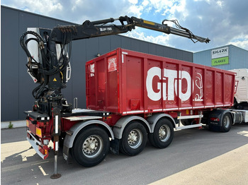 Poluprikolica plato/ Otvoreni sanduk LAG 3-AXLES ALU BOX + CRANE JONSORED 1090 DT-CORTO + CABIN - 2x EXTENDABLE - 5/6 F - BELGIAN PAPERS: slika Poluprikolica plato/ Otvoreni sanduk LAG 3-AXLES ALU BOX + CRANE JONSORED 1090 DT-CORTO + CABIN - 2x EXTENDABLE - 5/6 F - BELGIAN PAPERS