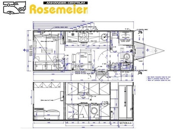 Novi Građevinski kontejner, Prikolica ROSEMEIER EW TA-NO Mannschaftswagen 571 optimiert Mannschaftswagen: slika Novi Građevinski kontejner, Prikolica ROSEMEIER EW TA-NO Mannschaftswagen 571 optimiert Mannschaftswagen