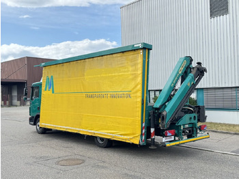 Kamion s kranom MAN TGL 12.250 Glastransport Kran PK9002 Funk Klima: slika Kamion s kranom MAN TGL 12.250 Glastransport Kran PK9002 Funk Klima