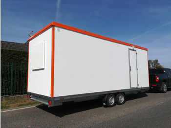 Građevinski kontejner, Prikolica Mobiles Büro 612x222x220cm Tür + Fenster + WC Raum (XXXL) 2000kg: slika Građevinski kontejner, Prikolica Mobiles Büro 612x222x220cm Tür + Fenster + WC Raum (XXXL) 2000kg