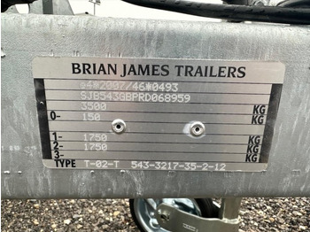 Novi Prikolica za radne strojeve Brian James Cargo Digger Plant 2 Baumaschinenanhänger 543-3217-35-2-12 , 3200 x 1700 mm, 3,5 to.: slika Novi Prikolica za radne strojeve Brian James Cargo Digger Plant 2 Baumaschinenanhänger 543-3217-35-2-12 , 3200 x 1700 mm, 3,5 to.