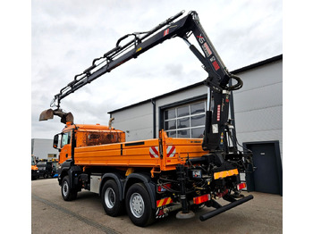 Kiper, Kamion s kranom MAN TGS 28.360 6x4-4 HIAB 144E-4 Kran Euro5: slika Kiper, Kamion s kranom MAN TGS 28.360 6x4-4 HIAB 144E-4 Kran Euro5
