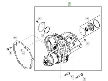 Hidraulični motor JOHN DEERE