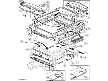Kabina i unutrašnjost JOHN DEERE