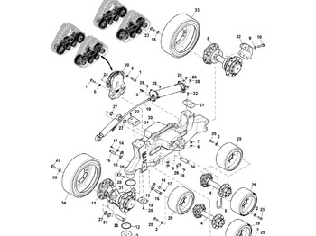 Dijelovi donjeg postroja JOHN DEERE