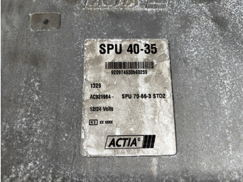 Upravljačka jedinica (ECU) za Poljoprivredni strojevi Moduł sterownik Terex  Actia SPU 40-35 AC921984 70-66-3 STD2 12/24V 920974530960259: slika Upravljačka jedinica (ECU) za Poljoprivredni strojevi Moduł sterownik Terex  Actia SPU 40-35 AC921984 70-66-3 STD2 12/24V 920974530960259