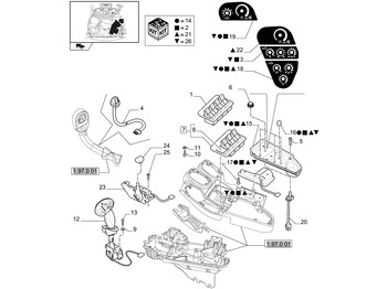 Ploča s instrumentima NEW HOLLAND