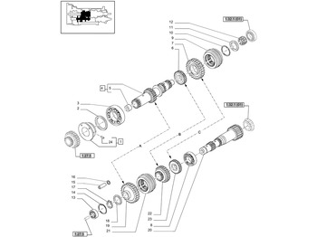Mjenjač i dijelovi NEW HOLLAND