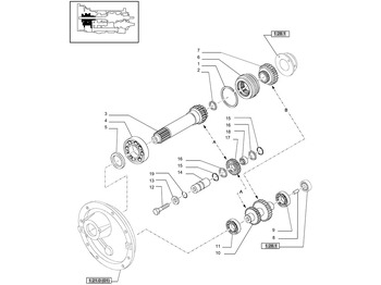 Mjenjač i dijelovi NEW HOLLAND