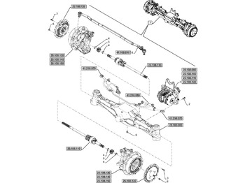 Diferencijalni zupčanik NEW HOLLAND