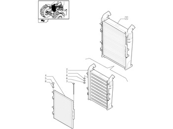 Hladnjak klime NEW HOLLAND