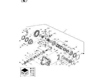 Diferencijalni zupčanik NEW HOLLAND