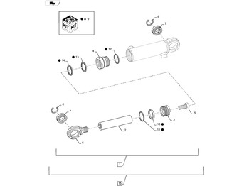 Hidraulični cilindar NEW HOLLAND