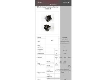 Motor i dijelovi YANMAR