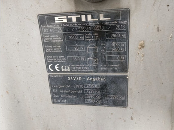 Električni viličar STILL RX60-25: slika Električni viličar STILL RX60-25 Električni viličar STILL RX60-25: slika Električni viličar STILL RX60-25