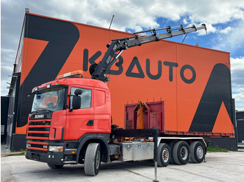 Kamion s kukastom dizalicom SCANIA R144