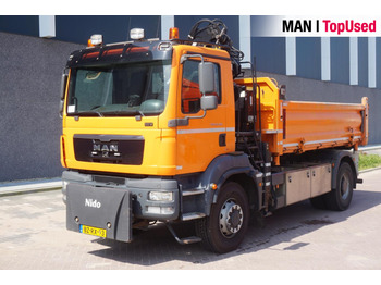 Kiper MAN TGM 18.290 4X4 BB / Kipper + kraan: slika Kiper MAN TGM 18.290 4X4 BB / Kipper + kraan