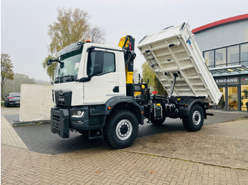 Kiper, Kamion s kranom MAN TGM 18.320 4x4 BB Kipper Kran 131 Single Winter: slika Kiper, Kamion s kranom MAN TGM 18.320 4x4 BB Kipper Kran 131 Single Winter