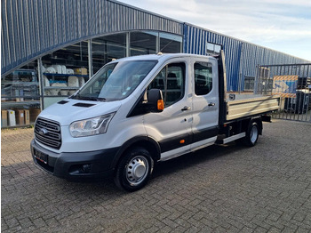 Dostavno vozilo s ravnom platformom, Dostavno vozilo s dvostrukom kabinom Ford Transit 2.0 TDCI 170 PK Open laadbak DC 6 Zits Euro 6: slika Dostavno vozilo s ravnom platformom, Dostavno vozilo s dvostrukom kabinom Ford Transit 2.0 TDCI 170 PK Open laadbak DC 6 Zits Euro 6
