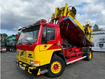 Vakum kamion Volvo FL 10.320 4x2, Tipper 12m3 Sludge & Flushing Truck, with remote control, YM: 1990: slika Vakum kamion Volvo FL 10.320 4x2, Tipper 12m3 Sludge & Flushing Truck, with remote control, YM: 1990