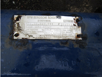 Osovina i dijelovi za Prikolica ITEM FOR SALE – BPW 22.5 DRUM BRAKE AXLES TYPE HSF 9010 ECO (CHOICE AVAILABLE): slika Osovina i dijelovi za Prikolica ITEM FOR SALE – BPW 22.5 DRUM BRAKE AXLES TYPE HSF 9010 ECO (CHOICE AVAILABLE)