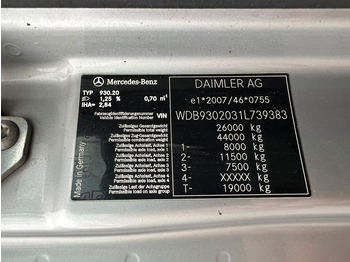 Kamion s kukastom dizalicom Mercedes-Benz 2544 6X2 VDL Abroller  Klima & Retarder: slika Kamion s kukastom dizalicom Mercedes-Benz 2544 6X2 VDL Abroller  Klima & Retarder