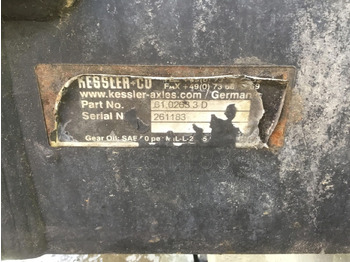 Osovina i dijelovi za Autodizalica Terex AC 35 axle housing axle 1: slika Osovina i dijelovi za Autodizalica Terex AC 35 axle housing axle 1