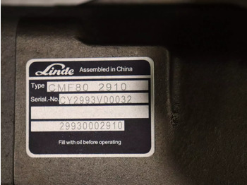Novi Hidraulični motor za Građevinski strojevi LINDE CMF80 2910: slika Novi Hidraulični motor za Građevinski strojevi LINDE CMF80 2910