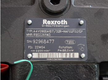 Novi Hidraulična pumpa za Oprema za rukovanje materijalima REXROTH A4VG90DA1D7/32R-NAF02F021SP-S: slika Novi Hidraulična pumpa za Oprema za rukovanje materijalima REXROTH A4VG90DA1D7/32R-NAF02F021SP-S