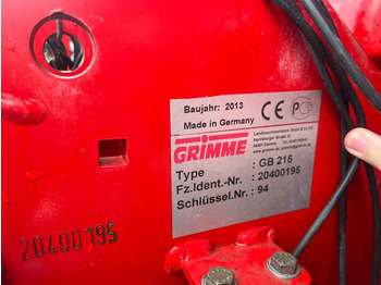 Kombajn Grimme GB 215: slika Kombajn Grimme GB 215 Kombajn Grimme GB 215: slika Kombajn Grimme GB 215