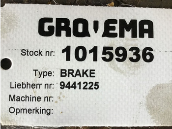Kočioni disk LIEBHERR