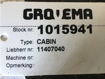 Kabina i unutrašnjost LIEBHERR