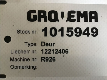 Vrata i dijelovi Liebherr Side Door Right Front: slika Vrata i dijelovi Liebherr Side Door Right Front Vrata i dijelovi Liebherr Side Door Right Front: slika Vrata i dijelovi Liebherr Side Door Right Front