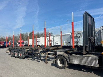 Šumarska poluprikolica Schwarzmüller Holzauflieger 6 Rungenpaare, BPW-Achsen: slika Šumarska poluprikolica Schwarzmüller Holzauflieger 6 Rungenpaare, BPW-Achsen