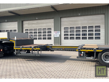 Poluprikolica s niskim utovarivačem Meusburger 3-Achs-Tele-Semi mit 1 Paar Radmulden und hydr. Rampen: slika Poluprikolica s niskim utovarivačem Meusburger 3-Achs-Tele-Semi mit 1 Paar Radmulden und hydr. Rampen