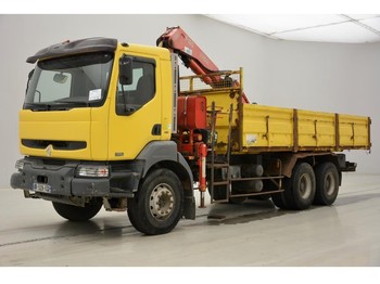 Kiper, Kamion s kranom Renault Kerax 370 DCi - 6x4: slika Kiper, Kamion s kranom Renault Kerax 370 DCi - 6x4