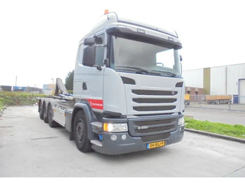 Kamion s kukastom dizalicom Scania G450 8X2 RETARDER: slika Kamion s kukastom dizalicom Scania G450 8X2 RETARDER